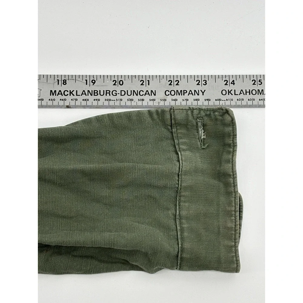 Vietnam Jacket OG-107 Coat Mens Small Tropical War Fatigue Cotton Sateen US Army